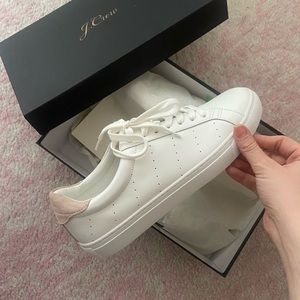 J Crew Suede Saturday Sneaker White Size 11